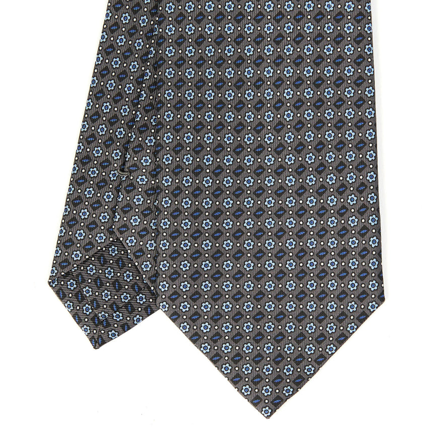 DARK GREY CLASSIC SILK TIE