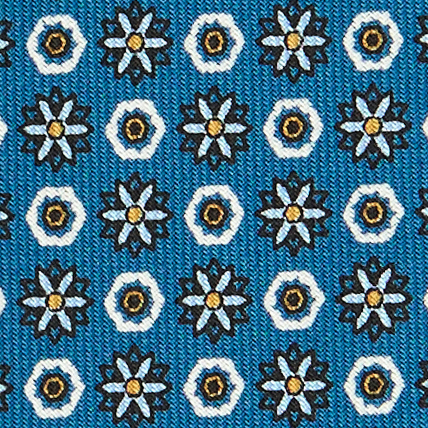 MID BLUE SARTORIAL CLASSIC SILK TIE