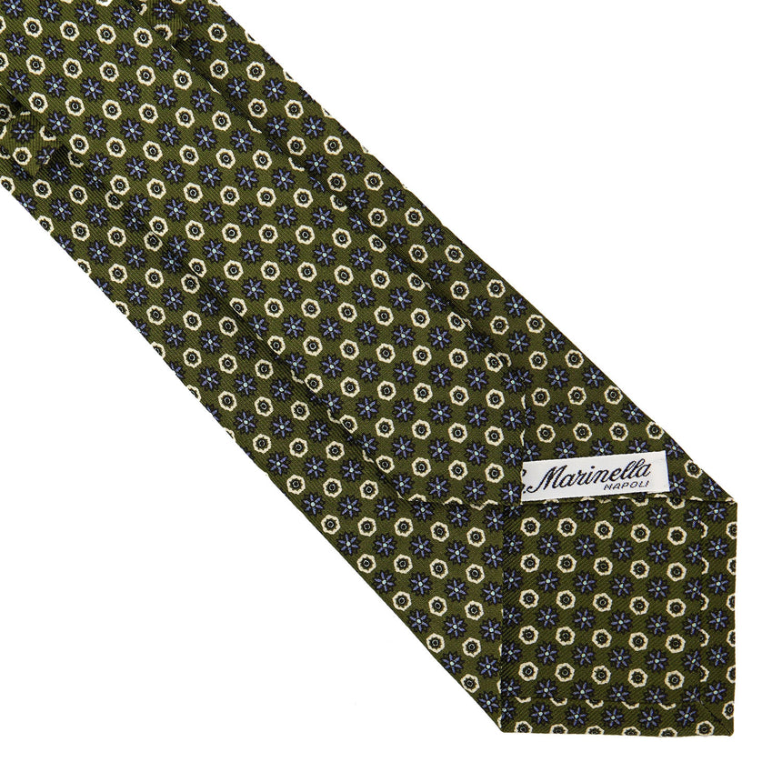 OLIVE GREEN  CLASSIC SILK TIE