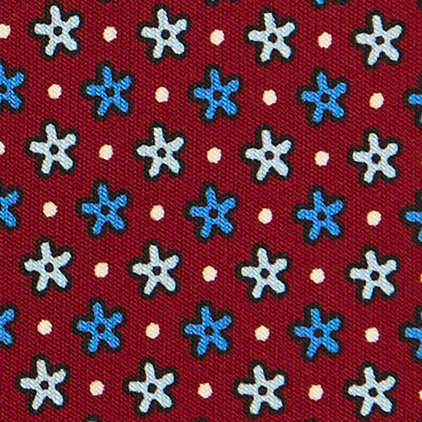 BURGUNDY CLASSIC SILK TIE