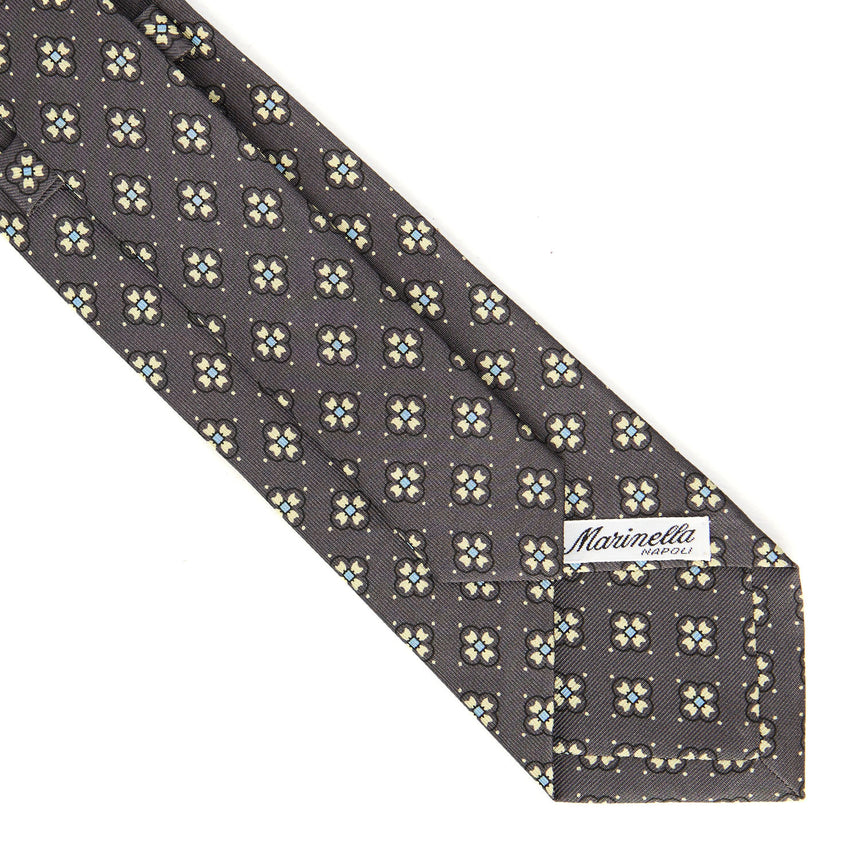 DARK GREY CLASSIC SILK TIE