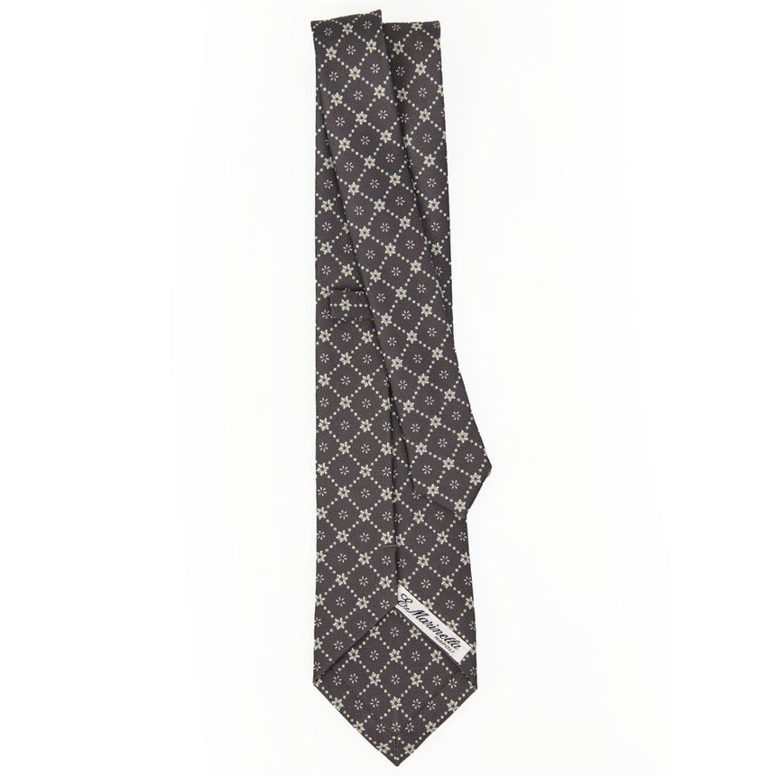 DARK GREY CLASSIC SILK TIE