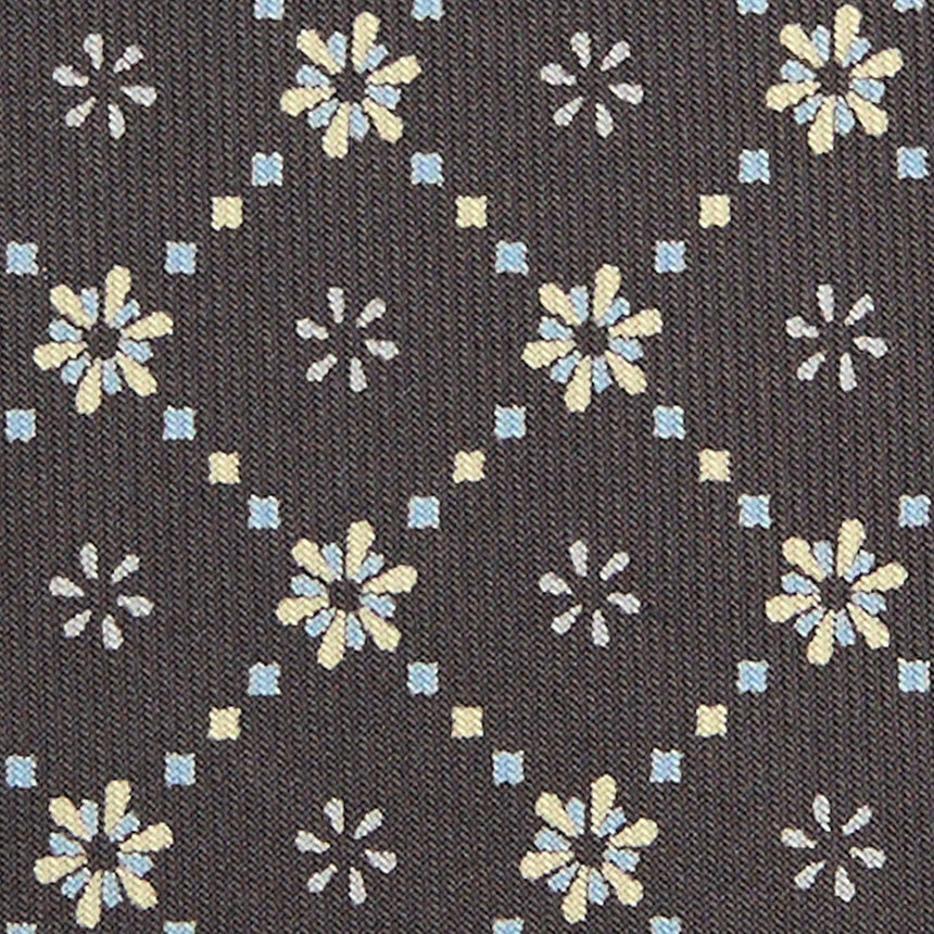 DARK GREY CLASSIC SILK TIE