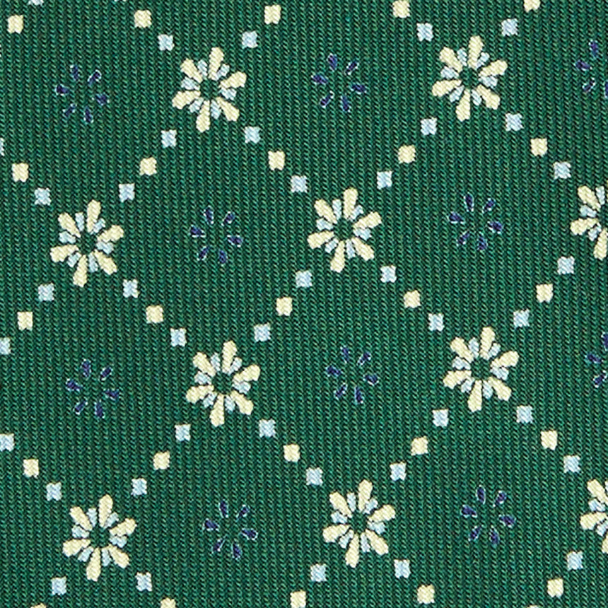 CRAVATTA SARTORIALE CLASSICA IN SETA VERDE SCURO