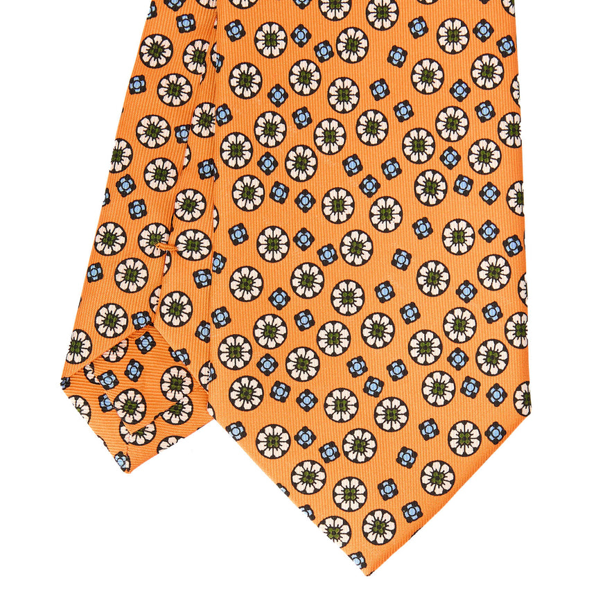 ORANGE SARTORIAL CLASSIC SILK TIE