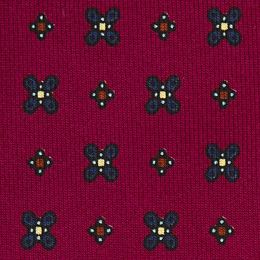 BURGUNDY CLASSIC SILK TIE