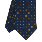 dark_blue_sartorial_classic_silk_tie_small_flower_pattern_tip_detail