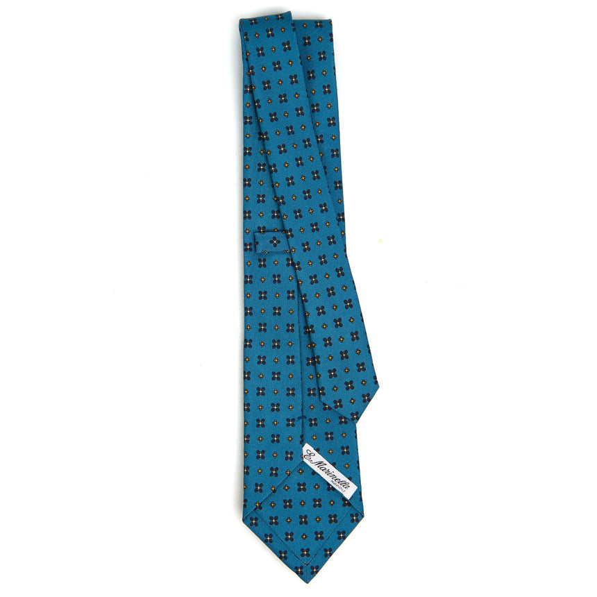 MID BLUE SARTORIAL CLASSIC SILK TIE