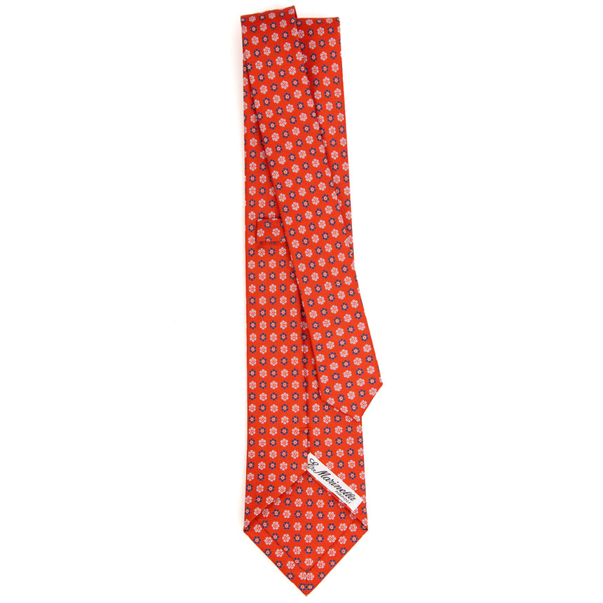RED SARTORIAL CLASSIC SILK TIE
