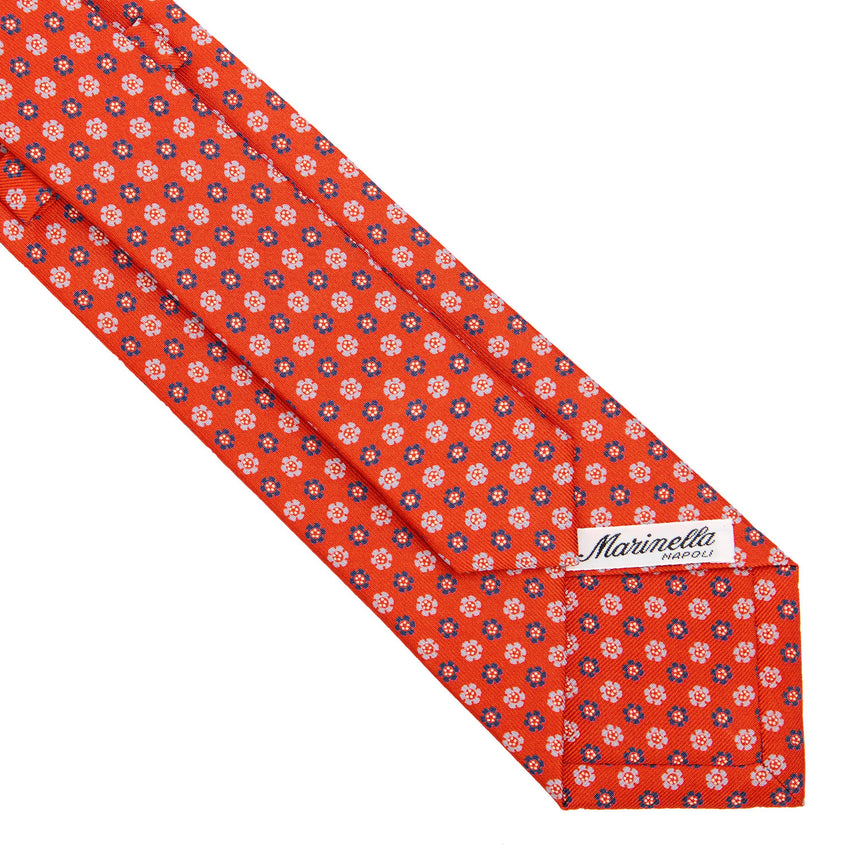 RED SARTORIAL CLASSIC SILK TIE
