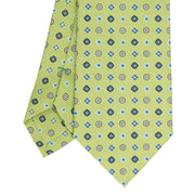 light_green_sartorial_classic_silk_tie_small_flower_pattern_tip_detail