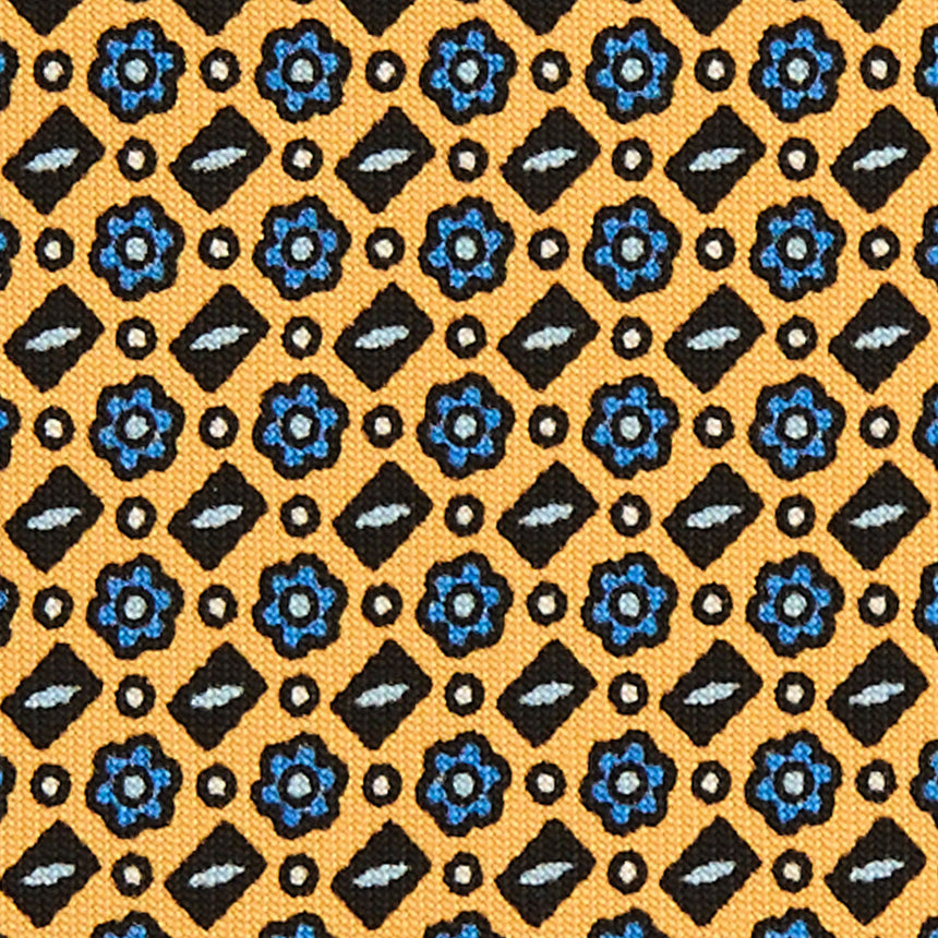 YELLOW CLASSIC SILK TIE