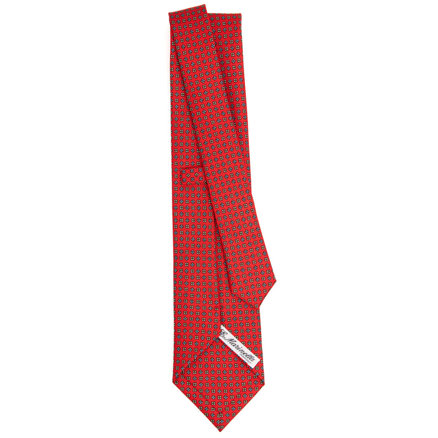 RED SARTORIAL CLASSIC SILK TIE