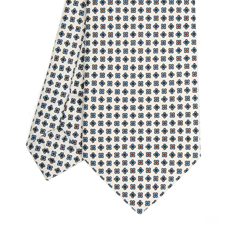 WHITE SARTORIAL CLASSIC SILK TIE