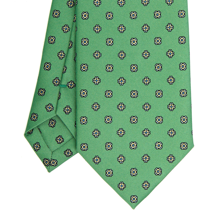 GREEN SARTORIAL CLASSIC SILK TIE