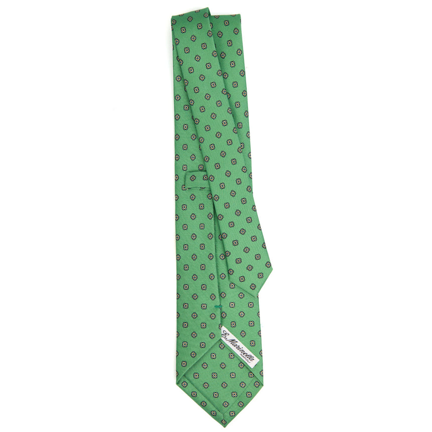GREEN SARTORIAL CLASSIC SILK TIE