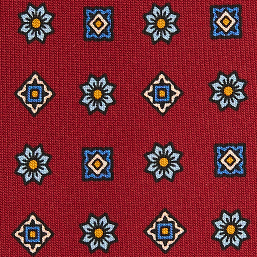 BURGUNDY CLASSIC SILK TIE