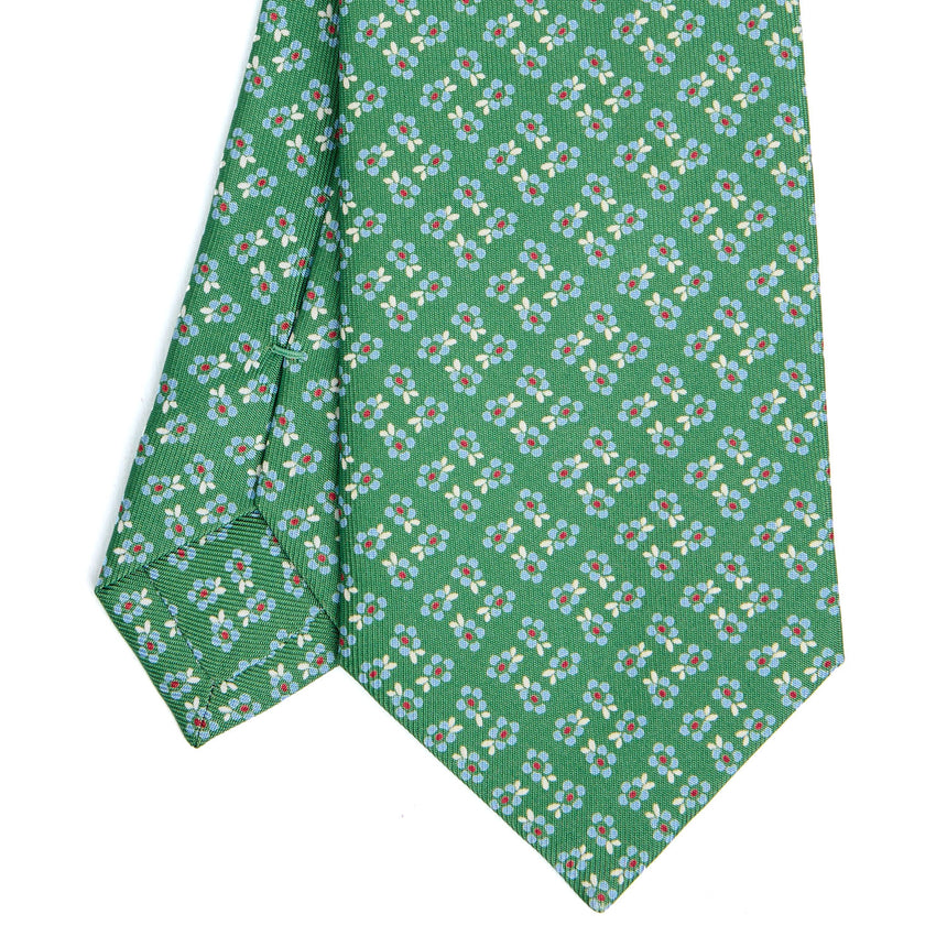 GREEN SARTORIAL CLASSIC SILK TIE