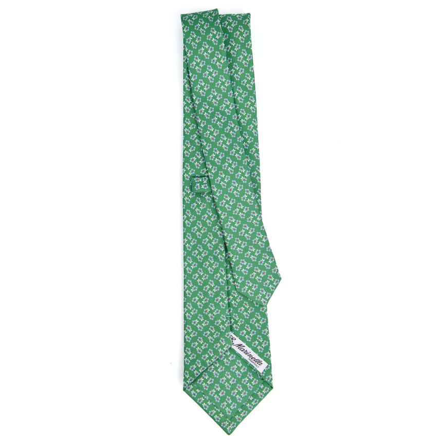 GREEN SARTORIAL CLASSIC SILK TIE