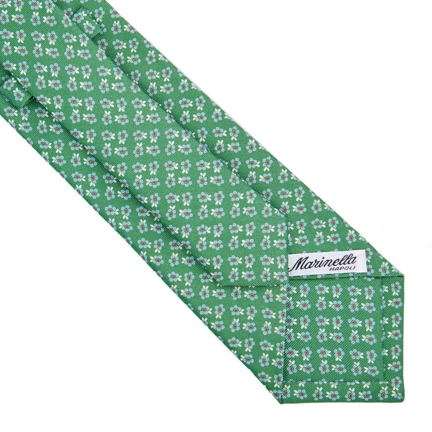 GREEN SARTORIAL CLASSIC SILK TIE