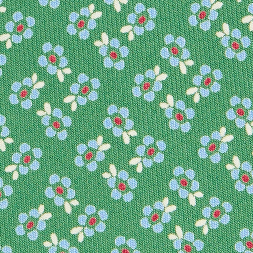 GREEN SARTORIAL CLASSIC SILK TIE
