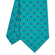 green_sartorial_classic_silk_tie_small_flower_pattern_tip_detail