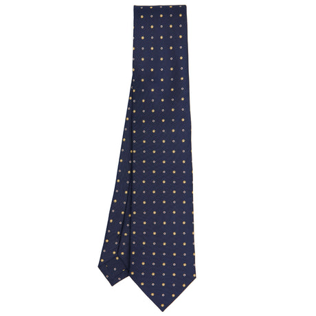 CRAVATTA SARTORIALE CLASSICA IN SETA BLU SCURO