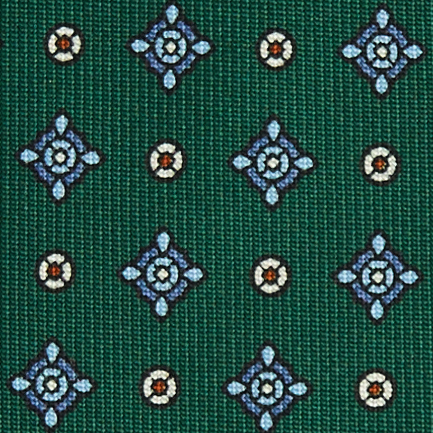 CRAVATTA SARTORIALE CLASSICA IN SETA VERDE SCURO