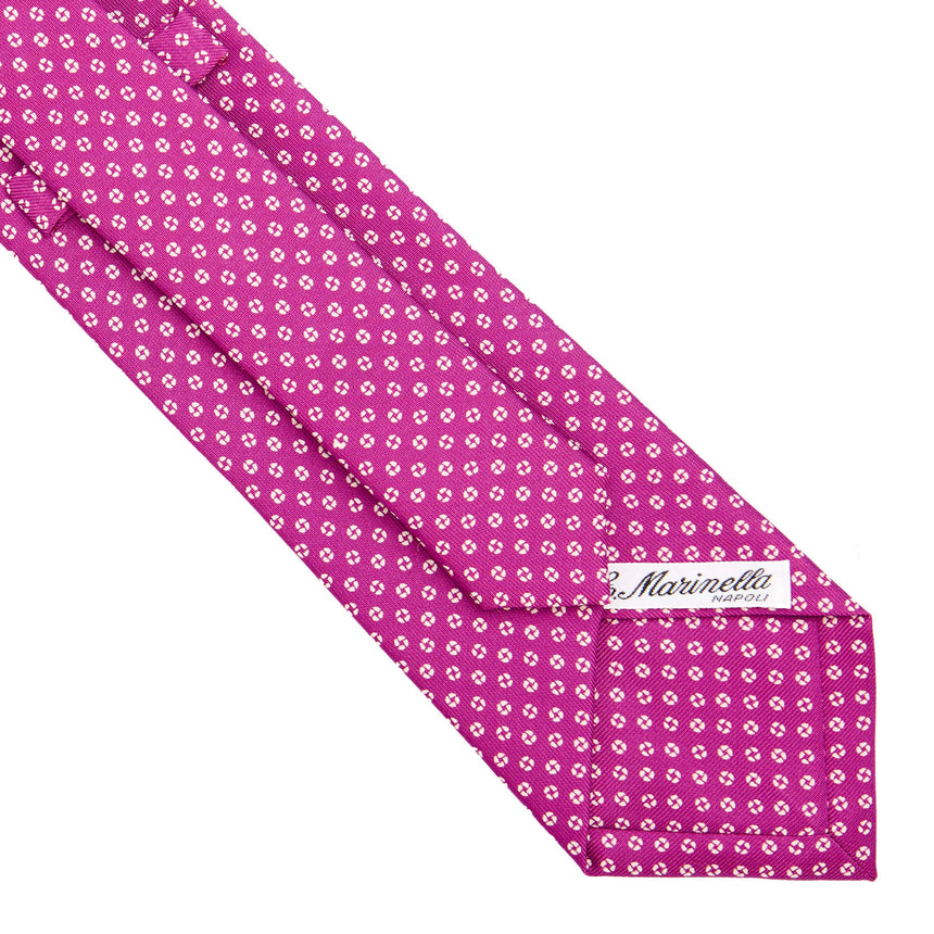 CRAVATTA SARTORIALE CLASSICA IN SETA FUCSIA
