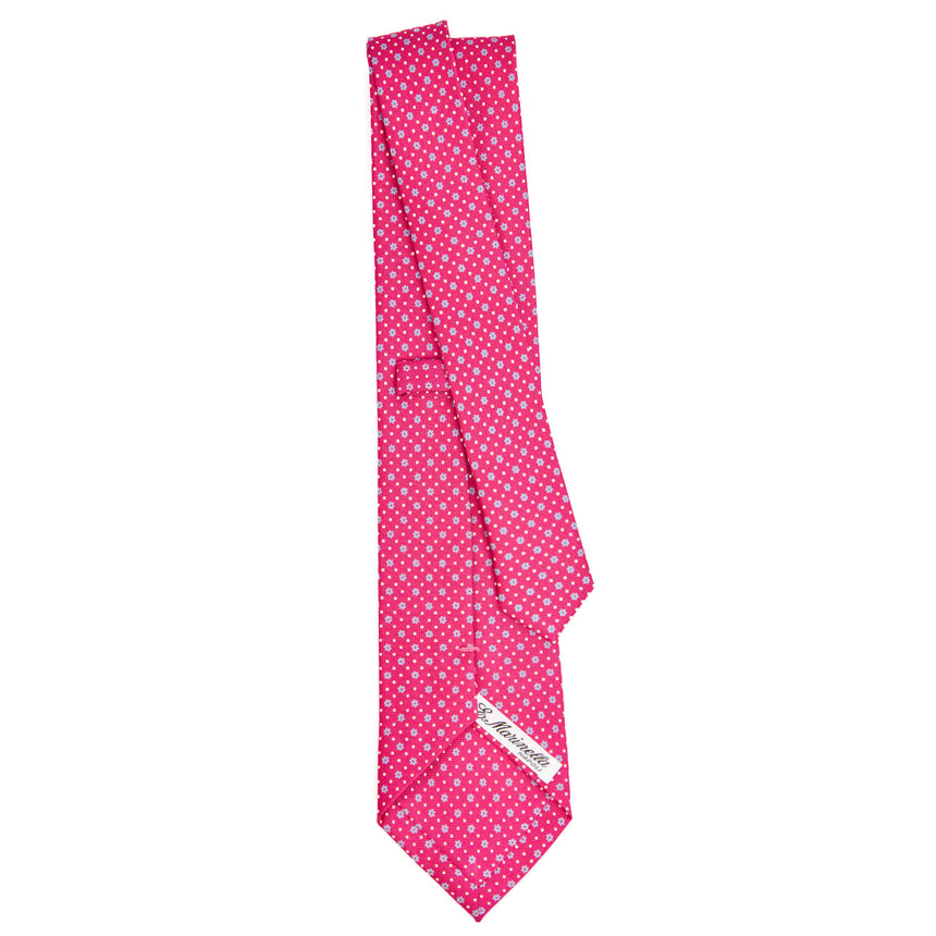 CRAVATTA SARTORIALE CLASSICA IN SETA FUCSIA