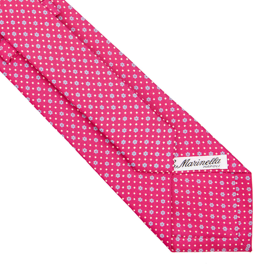 CRAVATTA SARTORIALE CLASSICA IN SETA FUCSIA