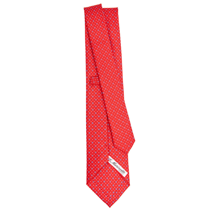 RED SARTORIAL CLASSIC SILK TIE