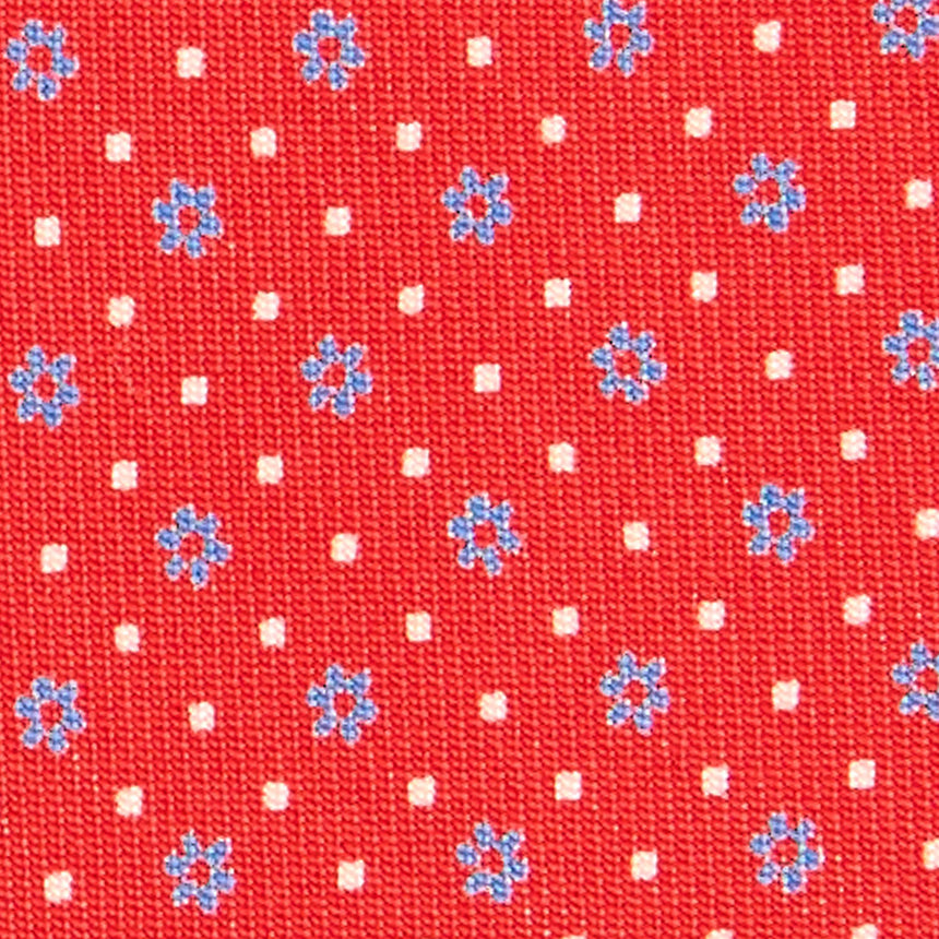 RED SARTORIAL CLASSIC SILK TIE