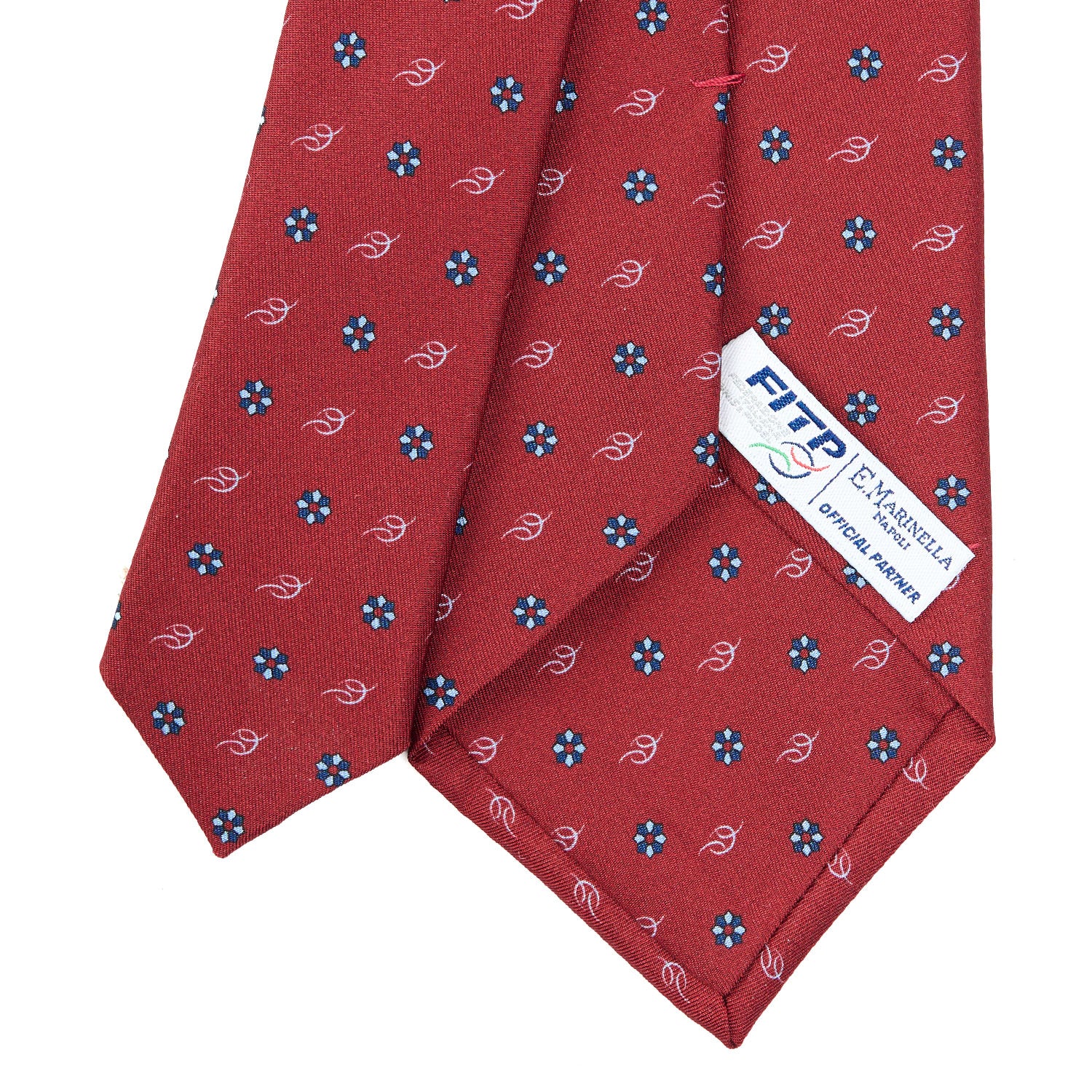 Burgundy Classic Silk Tie - E.Marinella x FITP