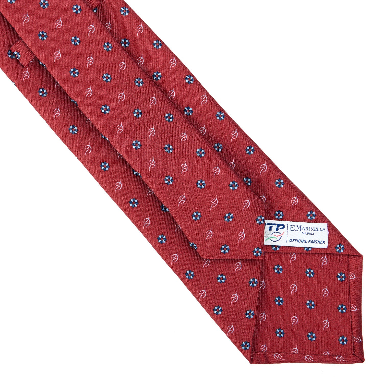 Burgundy Classic Silk Tie - E.Marinella x FITP
