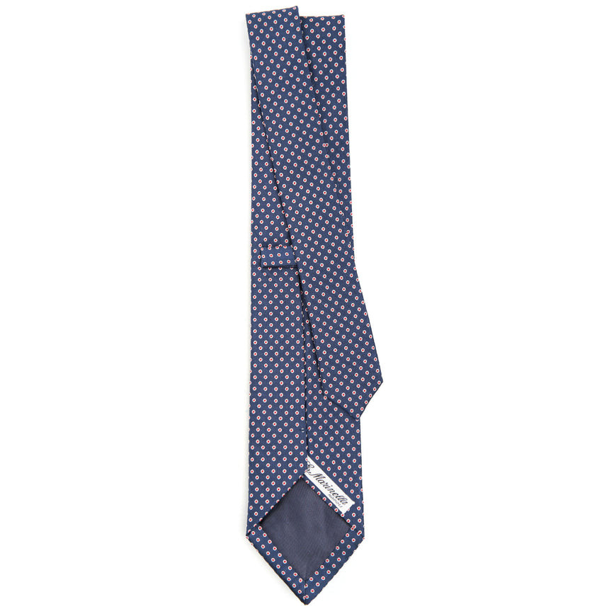 DARK BLUE SARTORIAL JACQUARD SILK TIE