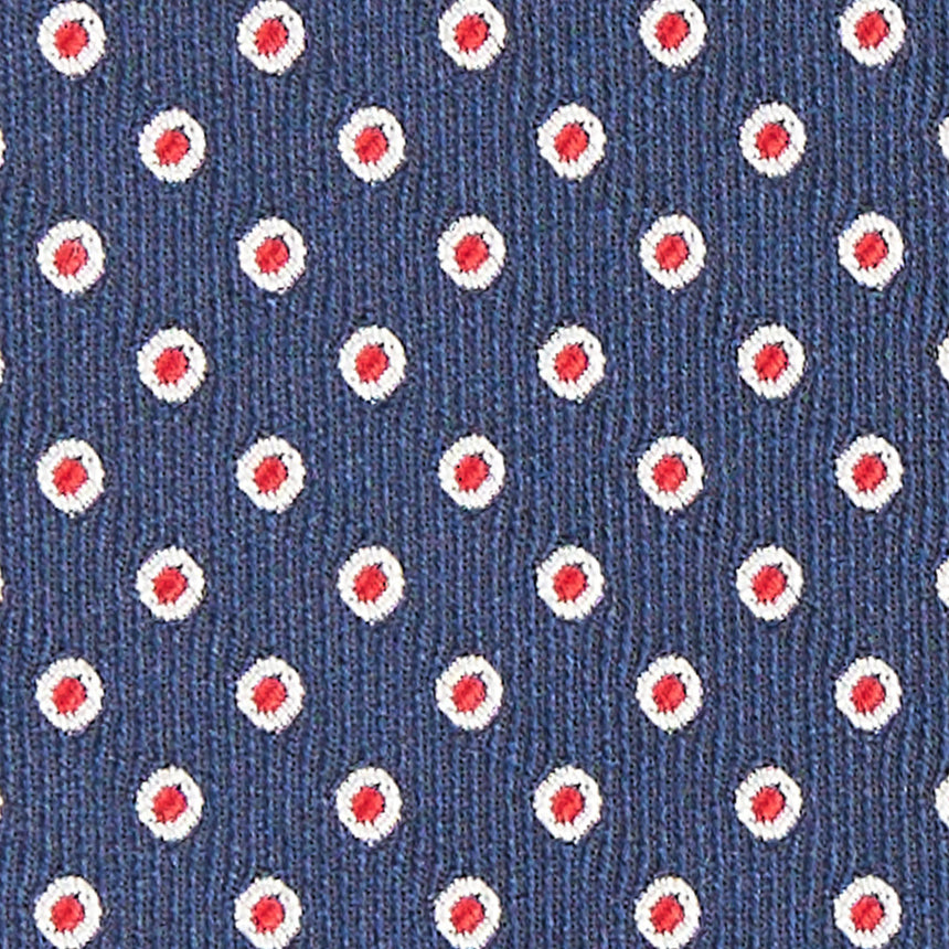 DARK BLUE SARTORIAL JACQUARD SILK TIE