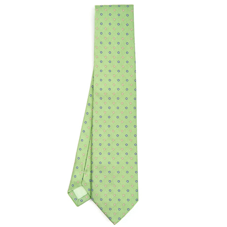 LIGHT GREEN SARTORIAL JACQUARD SILK TIE