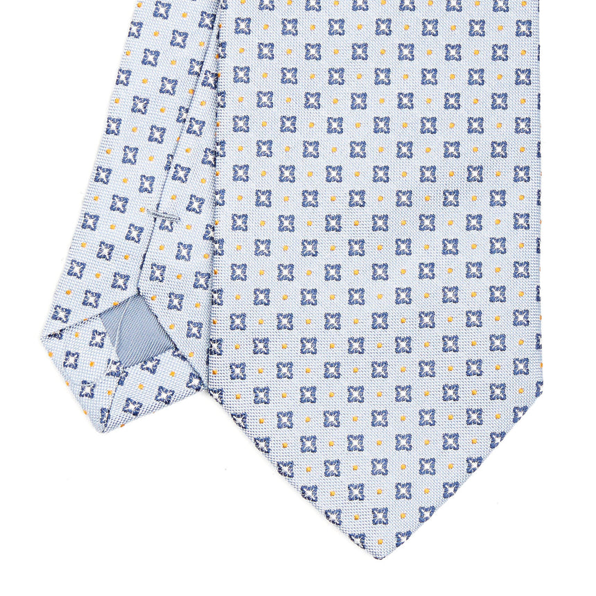 LIGHT BLUE SARTORIAL JACQUARD SILK TIE