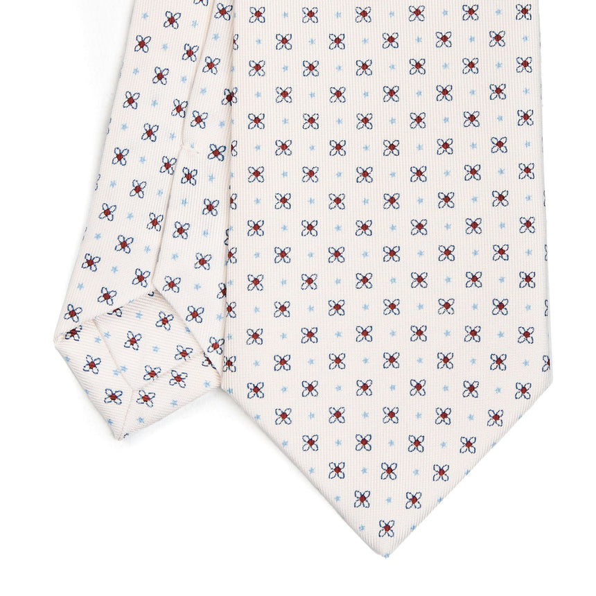 WHITE SARTORIAL CLASSIC SILK TIE