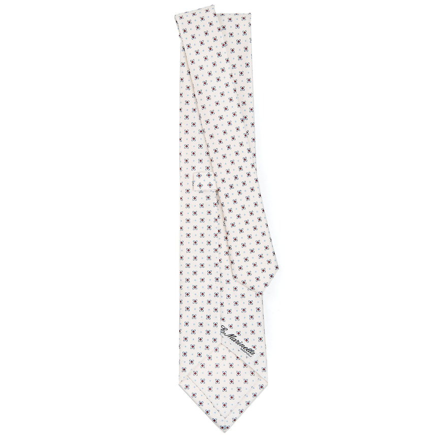 WHITE SARTORIAL CLASSIC SILK TIE