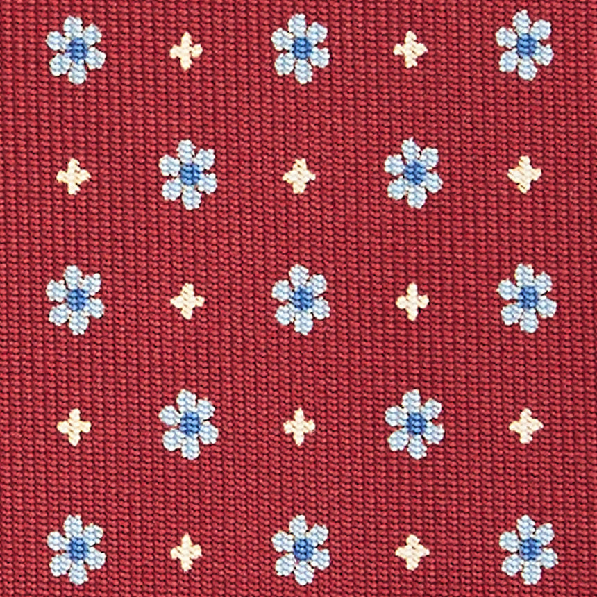 BURGUNDY SARTORIAL CLASSIC SILK TIE