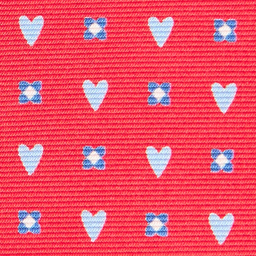 RED SARTORIAL CLASSIC SILK TIE