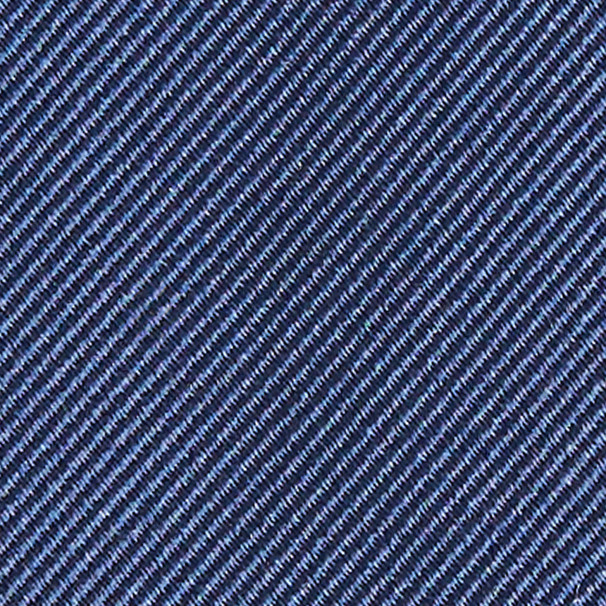 CRAVATTA SARTORIALE IN SETA JACQUARD BLU SCURO