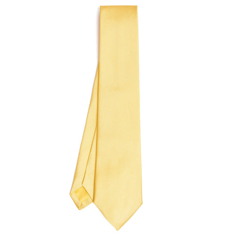 YELLOW SARTORIAL JACQUARD SILK TIE