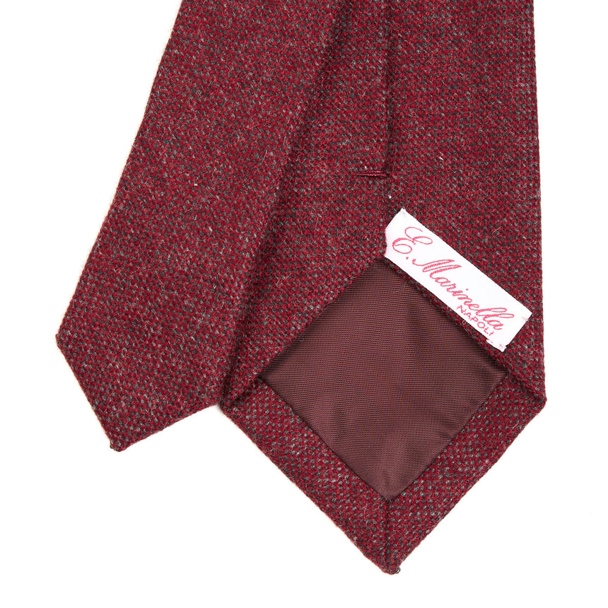 CRAVATTA DONNA IN LANA BORDEAUX