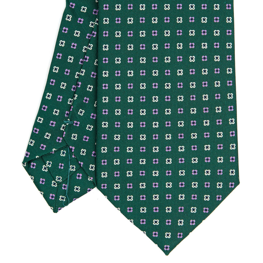 DARK GREEN EXTRA LONG SARTORIAL SILK TIE