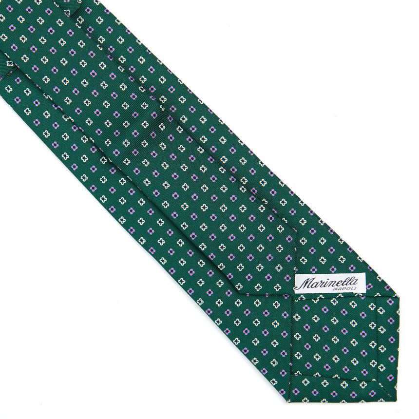 DARK GREEN EXTRA LONG SARTORIAL SILK TIE