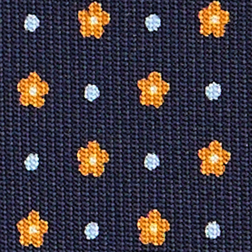 DARK BLUE EXTRA LONG SARTORIAL SILK TIE