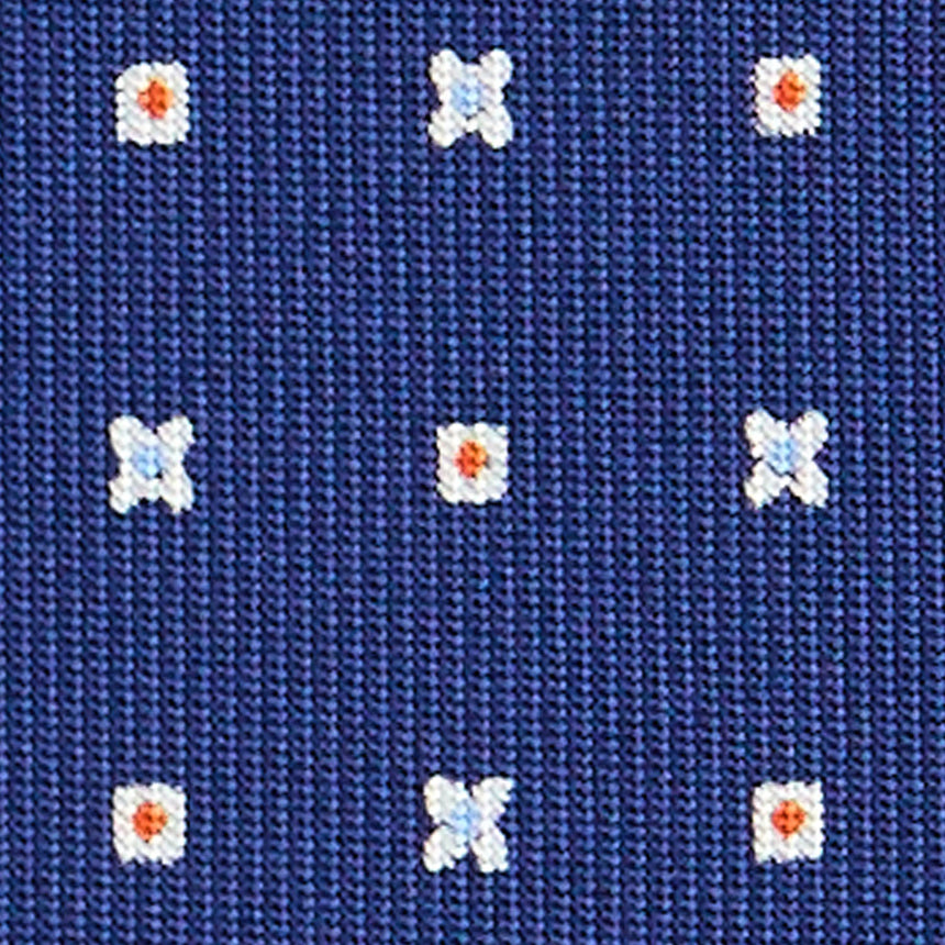 CRAVATTA SARTORIALE EXTRA LONG IN SETA BLU